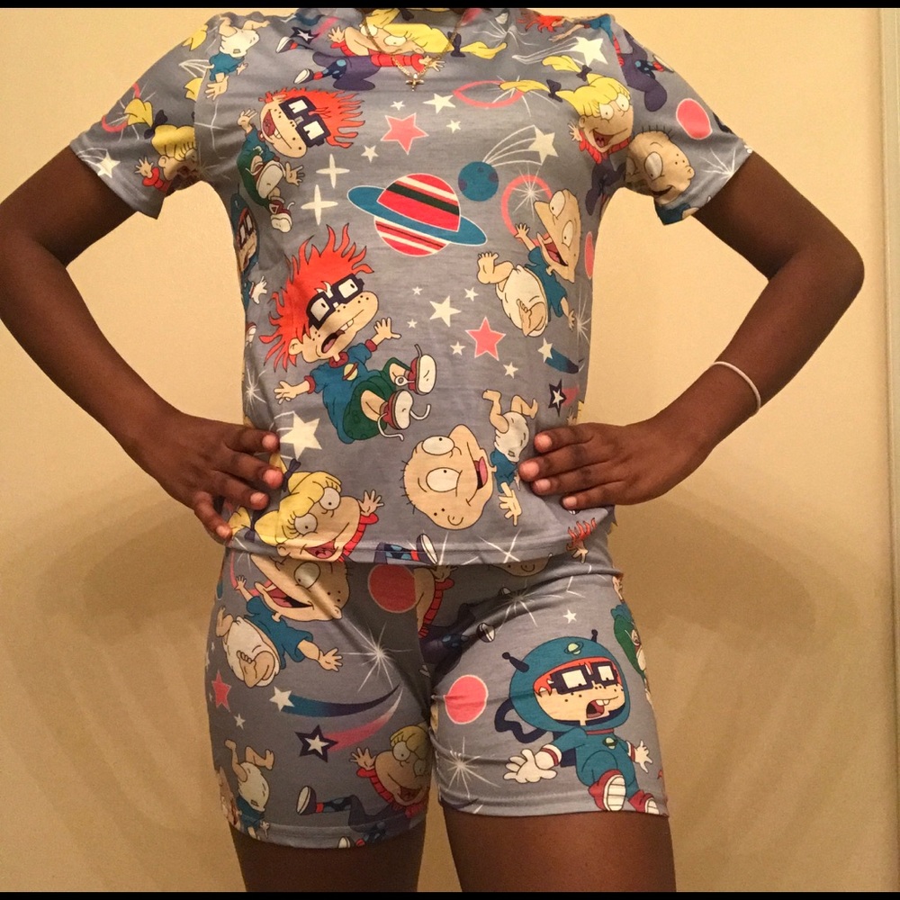 Handmade Gray Rugrats 2 piece set - Picture 3 of 7